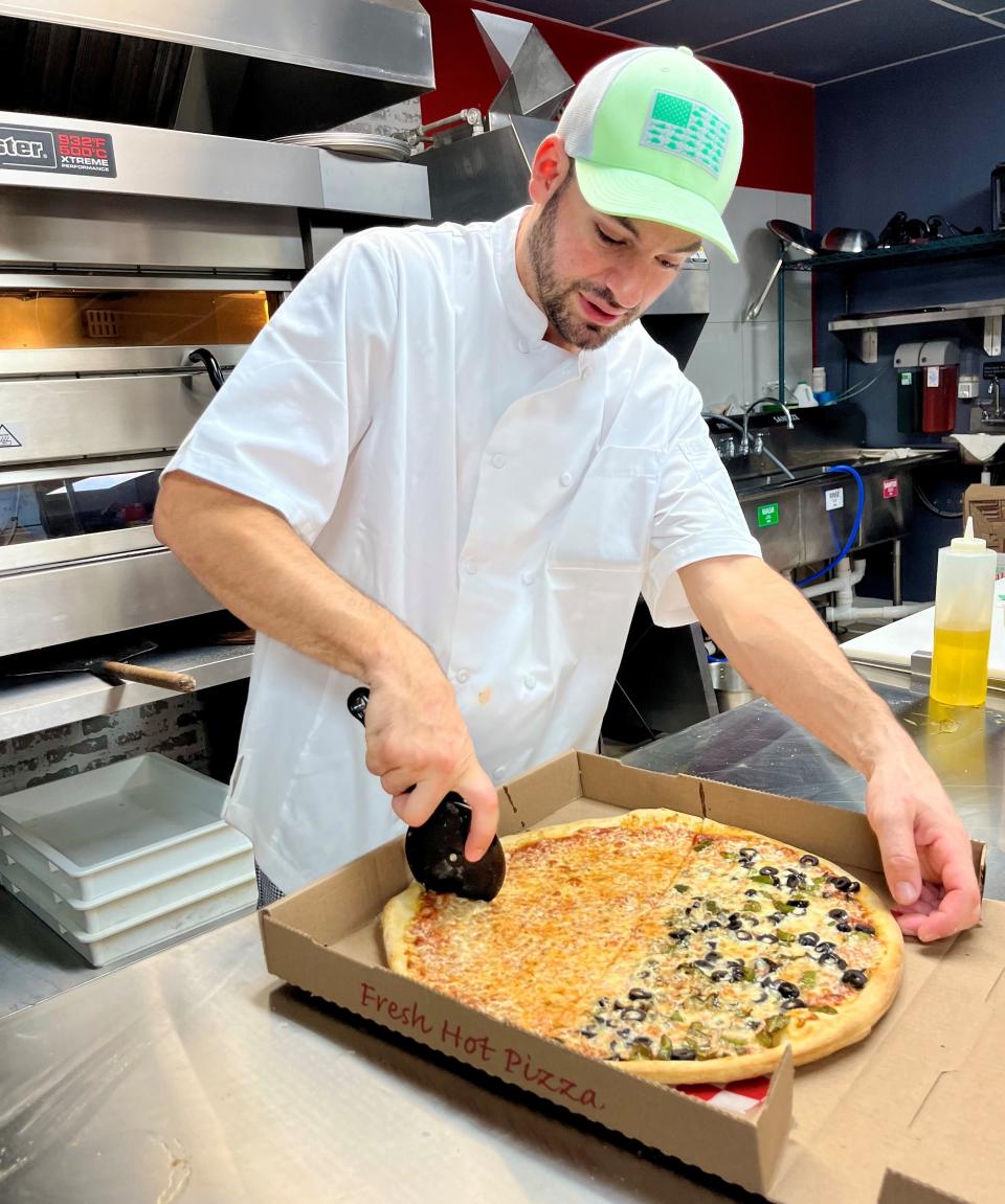 Daniel Stasolla owns the recently opened Long Island Brothers New York Pizzeria in Cape Coral.