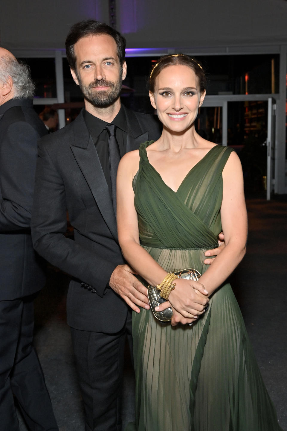 BEVERLY HILLS, CALIFORNIA - MARCH 27: Benjamin Millepied and Natalie Portman attend the 2022 Vanity Fair Oscar Party hosted by Radhika Jones at Wallis Annenberg Center for the Performing Arts on March 27, 2022 in Beverly Hills, California. (Photo by Stefanie Keenan/VF22/WireImage for Vanity Fair)