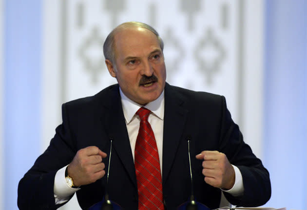 Measures to include freezing assets and banning visas of Lukashenko's associates over his human-rights crackdown