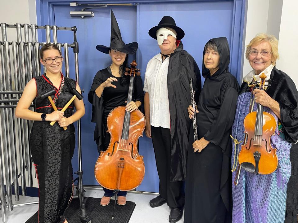 Melbourne Community Orchestra musicians will dress for the occasion during concerts Oct. 26 and 27 at the Melbourne Auditorium. The audience is invited to dress up, also.