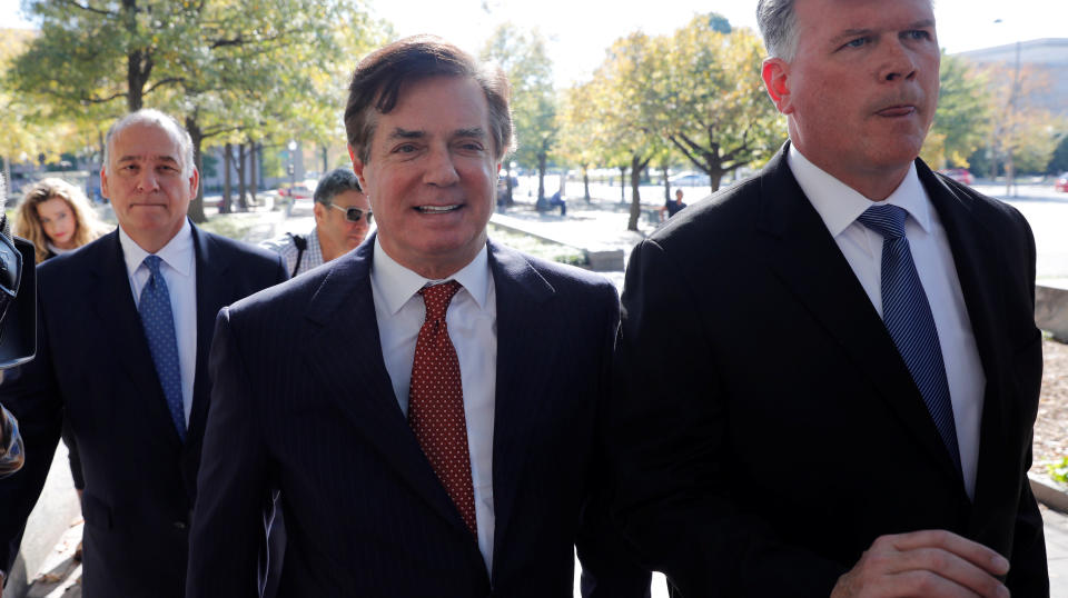 WASHINGTON ― The federal judge who will oversee the prosecution of President Donald Trump’s former campaign manager said Thursday that she has “concerns” that Paul Manafort poses a flight risk, questioning whether an unsecured bond was enough to make sure he’d show up in court.