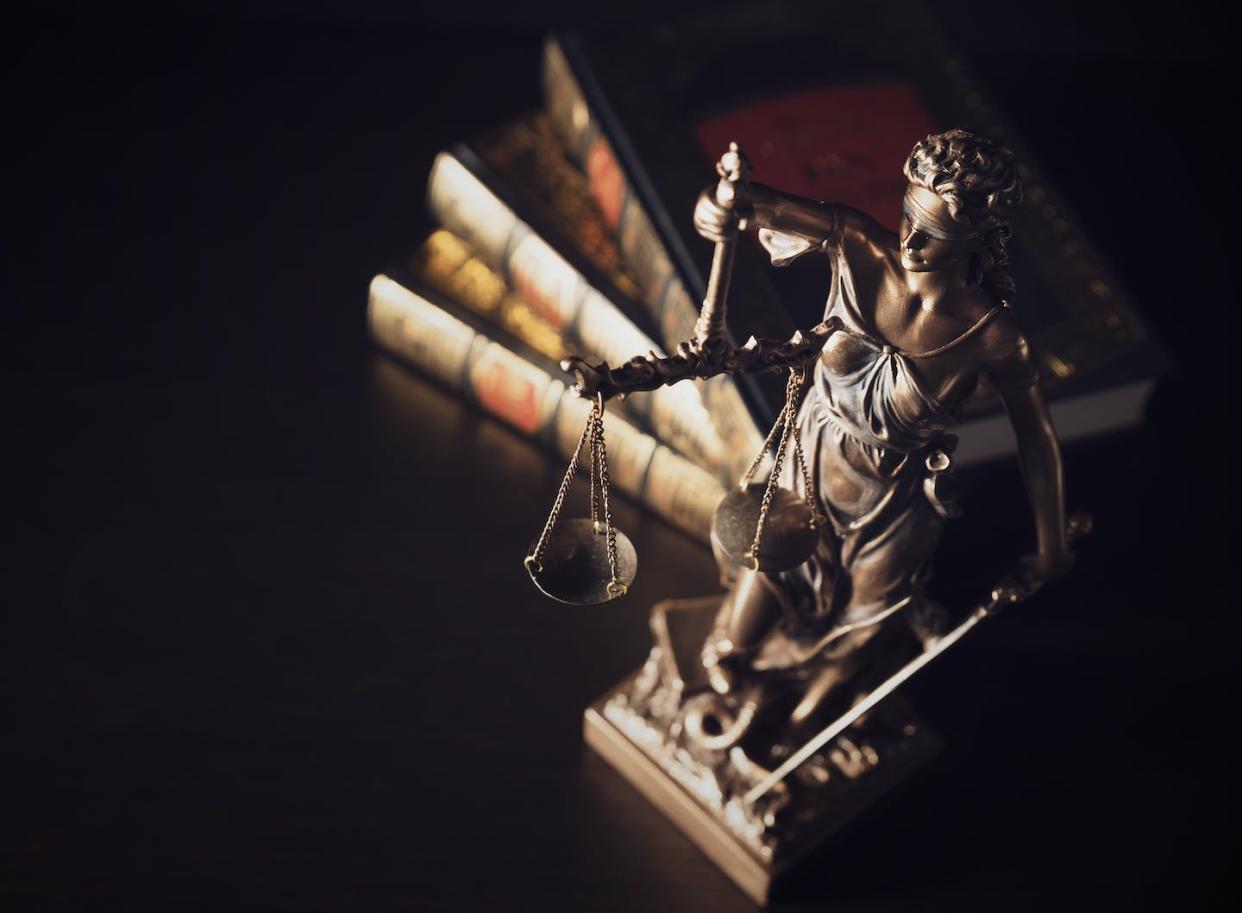 Laws from different places and eras largely reflect a universal human sense of justice. <a href="https://www.gettyimages.com/detail/photo/lady-justice-statue-of-justice-in-library-royalty-free-image/1313531795" rel="nofollow noopener" target="_blank" data-ylk="slk:simpson33/iStock via Getty Images Plus;elm:context_link;itc:0;sec:content-canvas" class="link ">simpson33/iStock via Getty Images Plus</a>