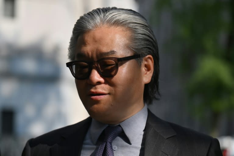 Bill Hwang, founder of Archegos Capital Management, arrives at federal court in New York on July 9, 2024 (ANGELA WEISS)