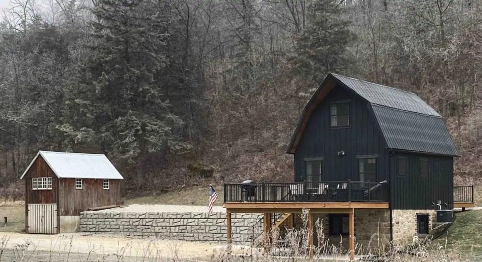 The Balsam Barn in Dorchester offers a quiet retreat in northeastern Iowa.