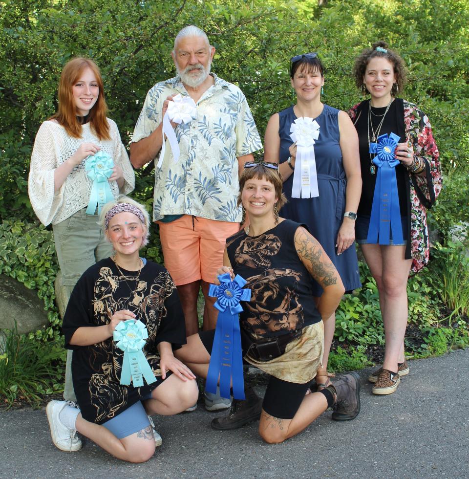 Pictured are (back row) Olivia Payne, Chris Trabka, Erin Bonner, Kendall Hornsby, (front row) Jayde Fazio and Jasmine Petrie.