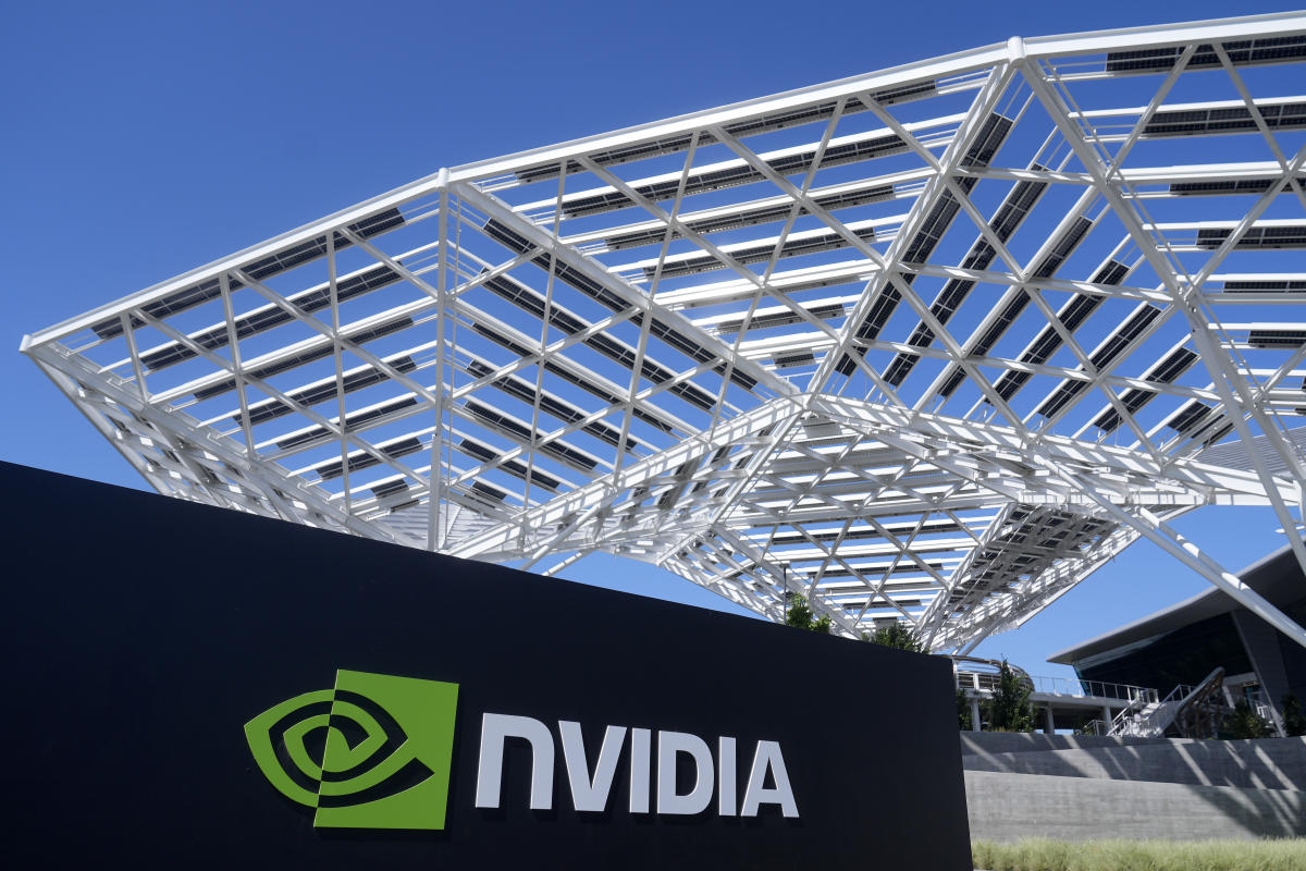 Nvidia shares slip even as earnings beat Wall Street estimates and demand for AI chips rises