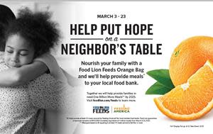 Food Lion Feeds Orange Bag Campaign