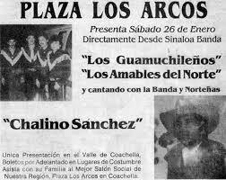 Recorte de periódico anunciando la presentación de Chalino Sánchez en el valle de Coahella del 26 de enero de 1992. (newspapers.com)