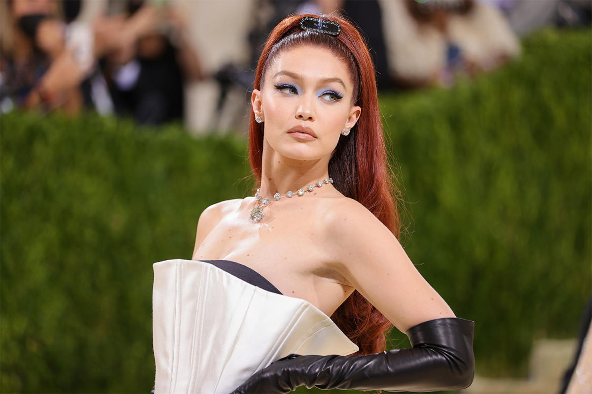 Gigi Hadid in Versace at the 2018 Met Gala