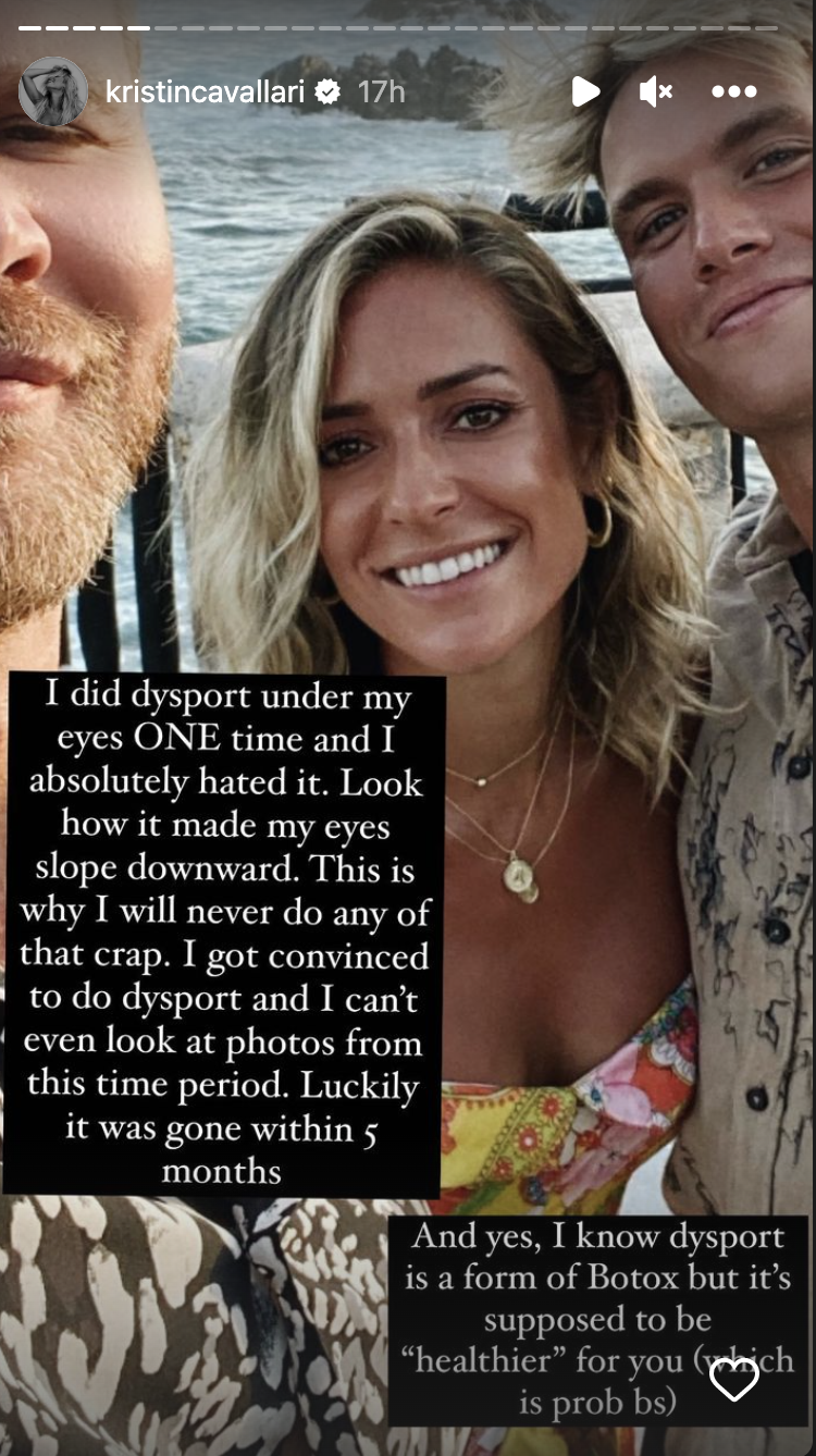 Kristin Cavallari shares her skincare routine and weighs in on Botox. (Photo: Kristin Cavallari/Instagram) 