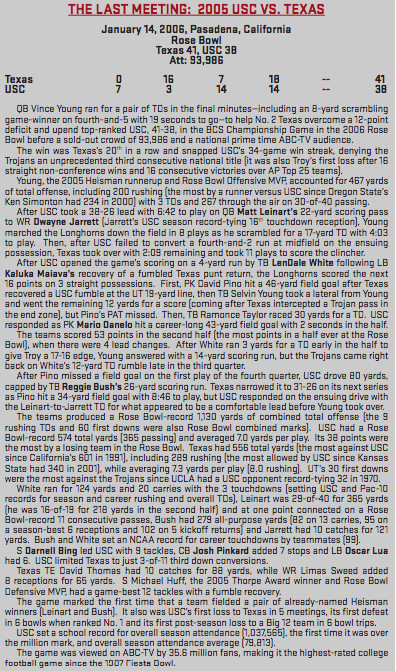 (USC game notes)