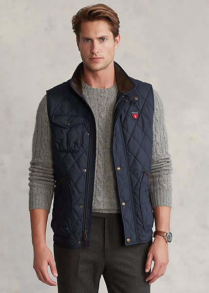 29) Ralph Lauren Water-Repellent Quilted Vest