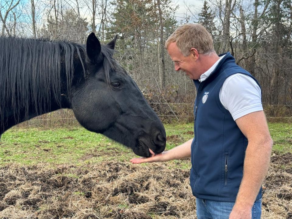 Dr. Trevor Lawson is an equine practitioner in Nova Scotia as well as the president of the Canadian Veterinary Medical Association. 