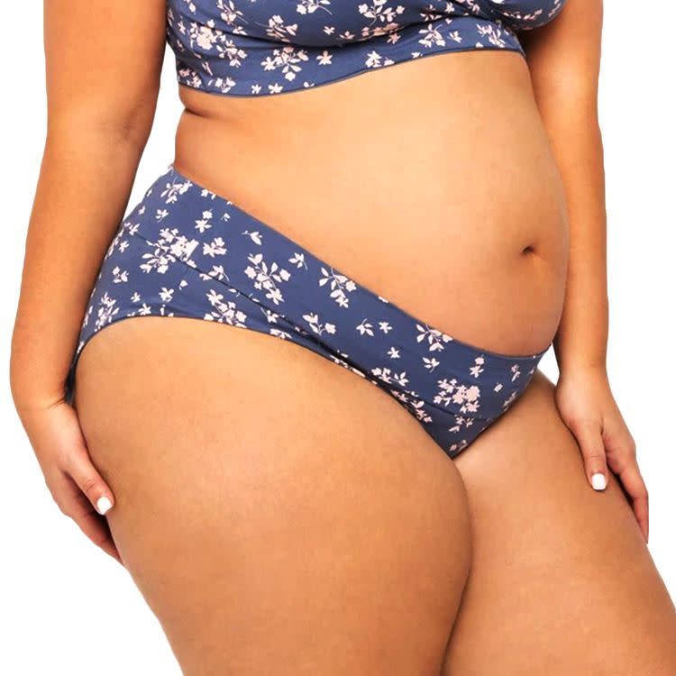 8) Plus Size Maternity Fold Over Panties