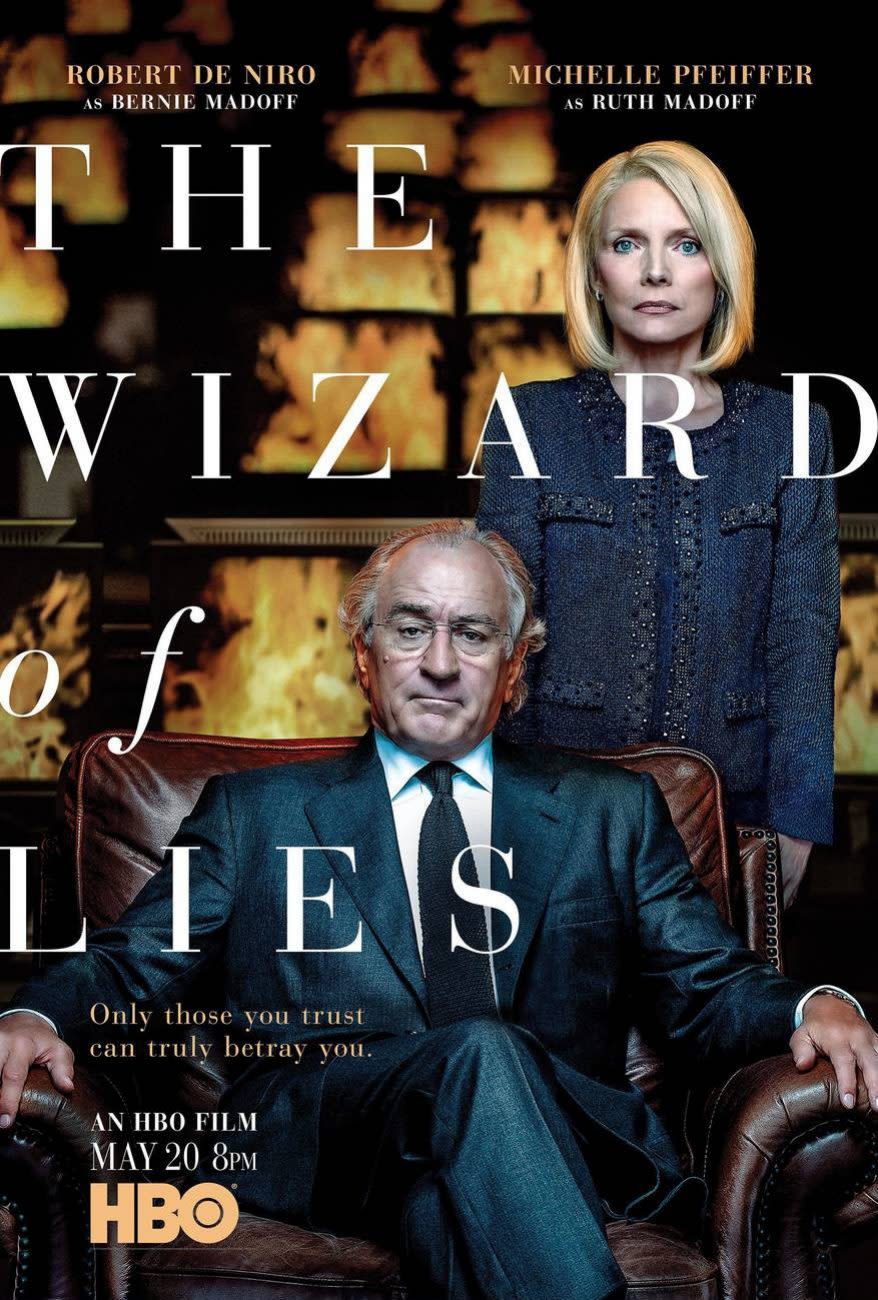 HBO made a TV movie based on the Madoff scandal starring Robert De Niro and Michelle Pfeiffer - Alamy