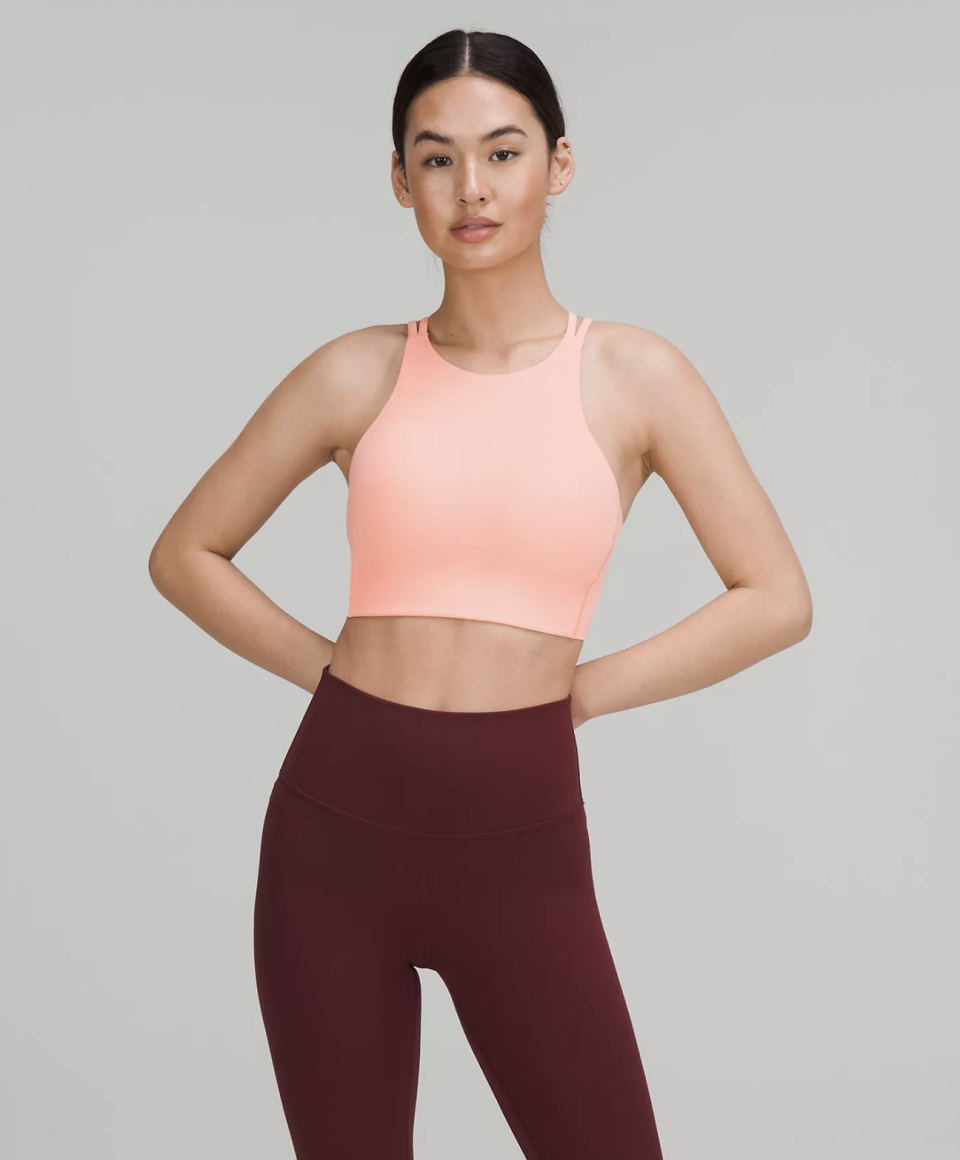 Like a Cloud High-Neck Longline Bra (Photo via Lululemon)