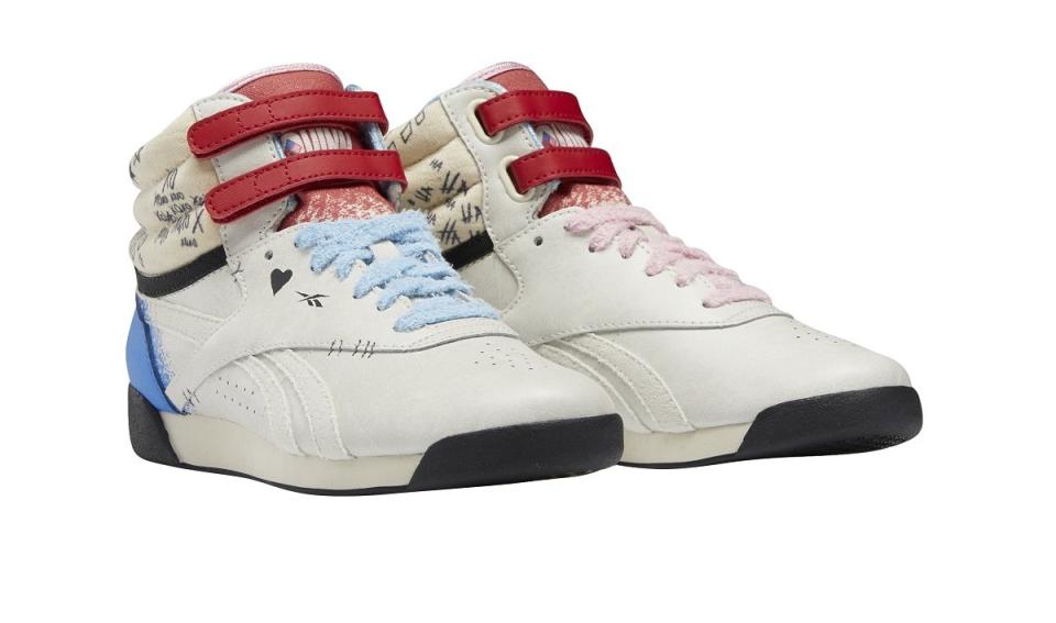 Harley Quinn Reebok shoes pair