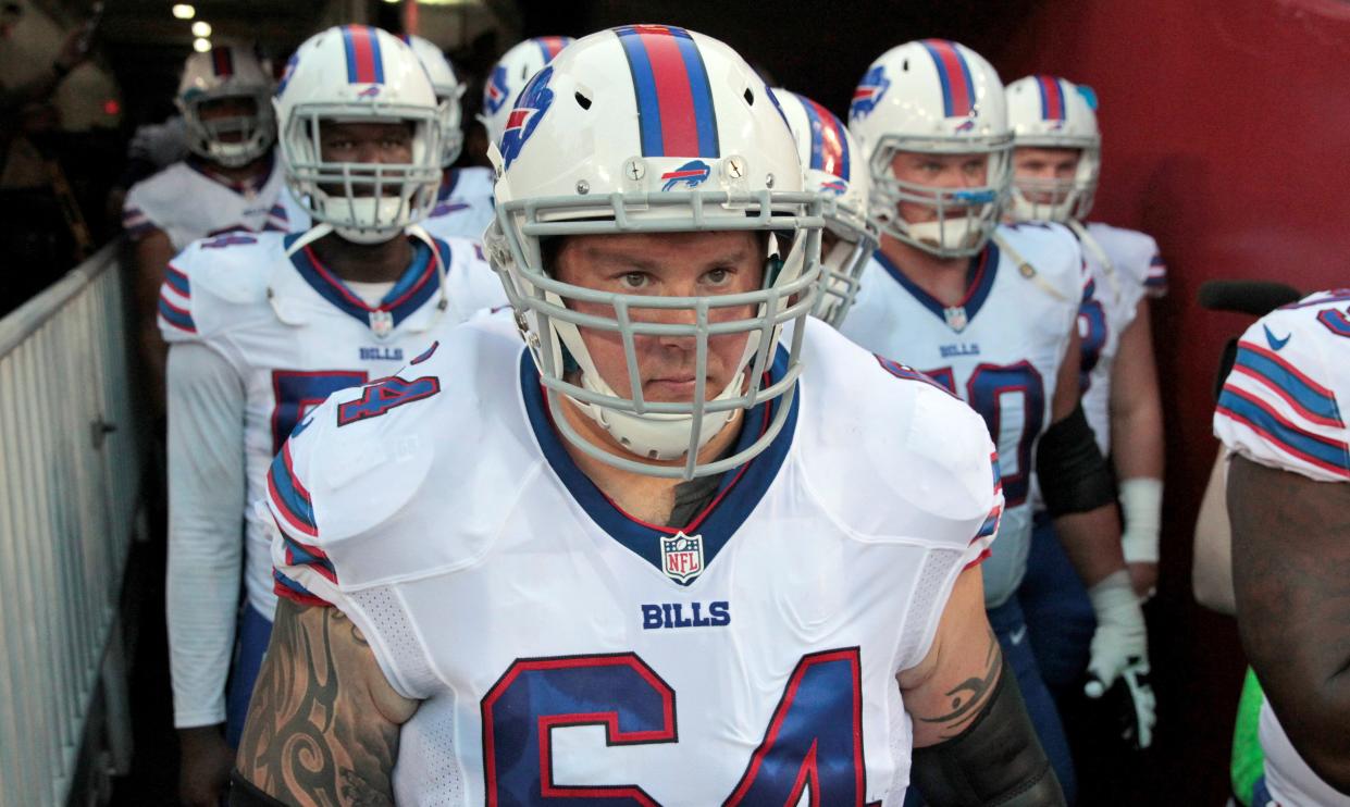 Richie Incognito was arrested for making threats at a funeral home in Arizona. (AP)