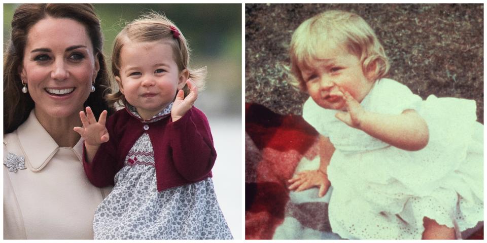 Princess Charlotte looks exactly like Princess Diana in these photos