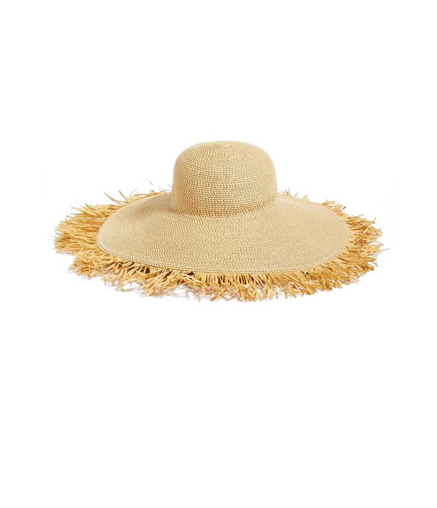 Raw fringe hat. (Photo: Eric Javits/Barney's New York)