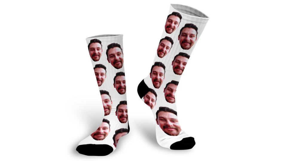 Best photo gifts: Custom Photo Socks