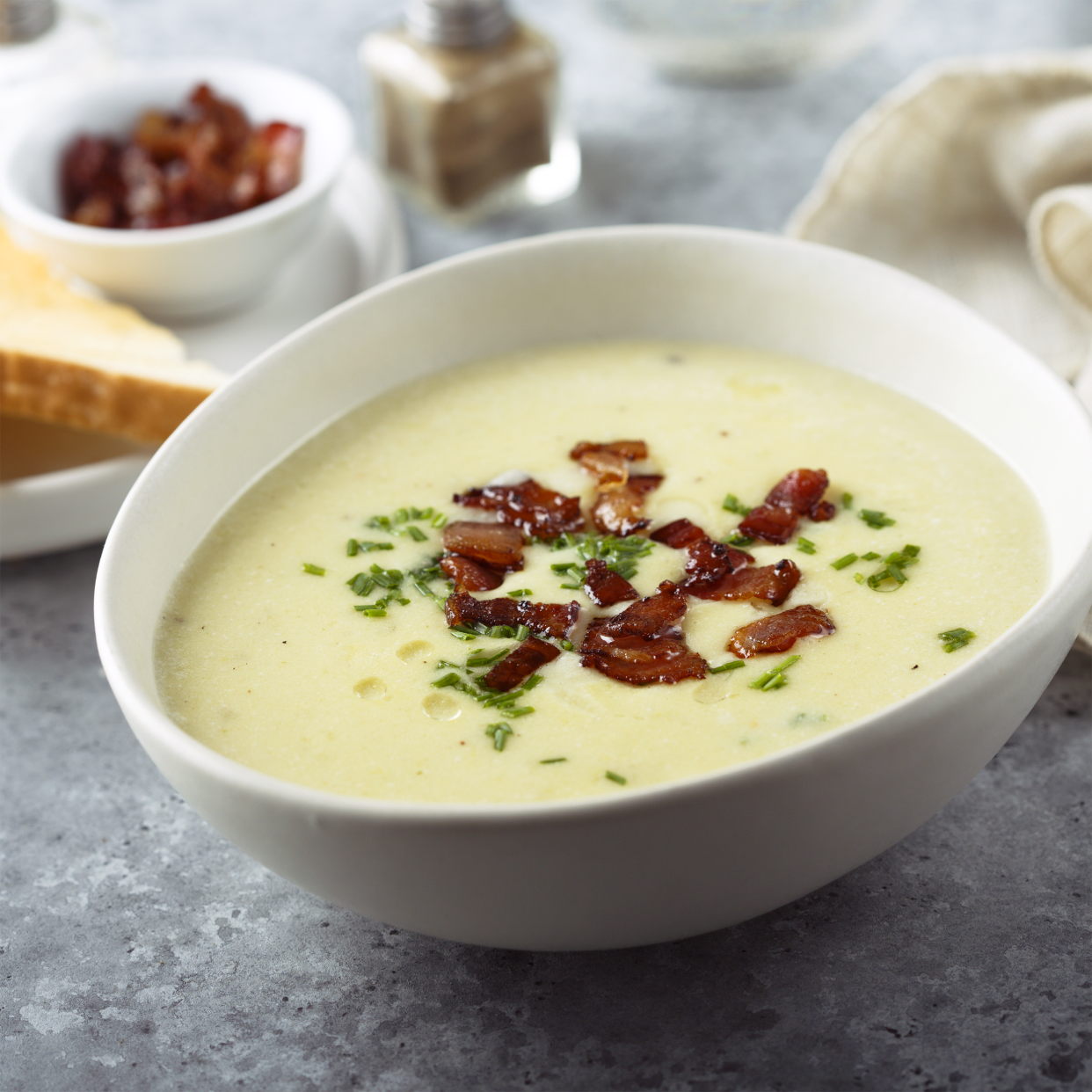 potato soup with bacon