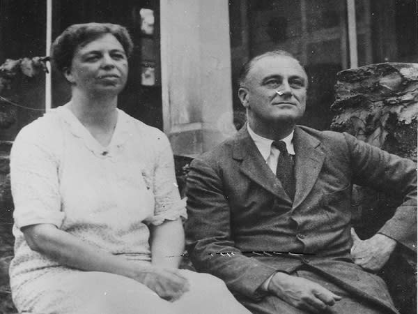 Franklin y Eleanor Roosevelt fue un matrimonio de costumbres sencillas a quienes la visita de Churchill llegó a incomodar (imagen vía Wikimedia commons)
