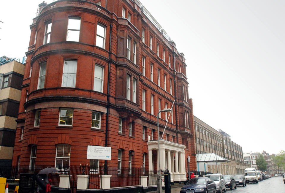 General view of Great Ormond Street Hospital in central London.