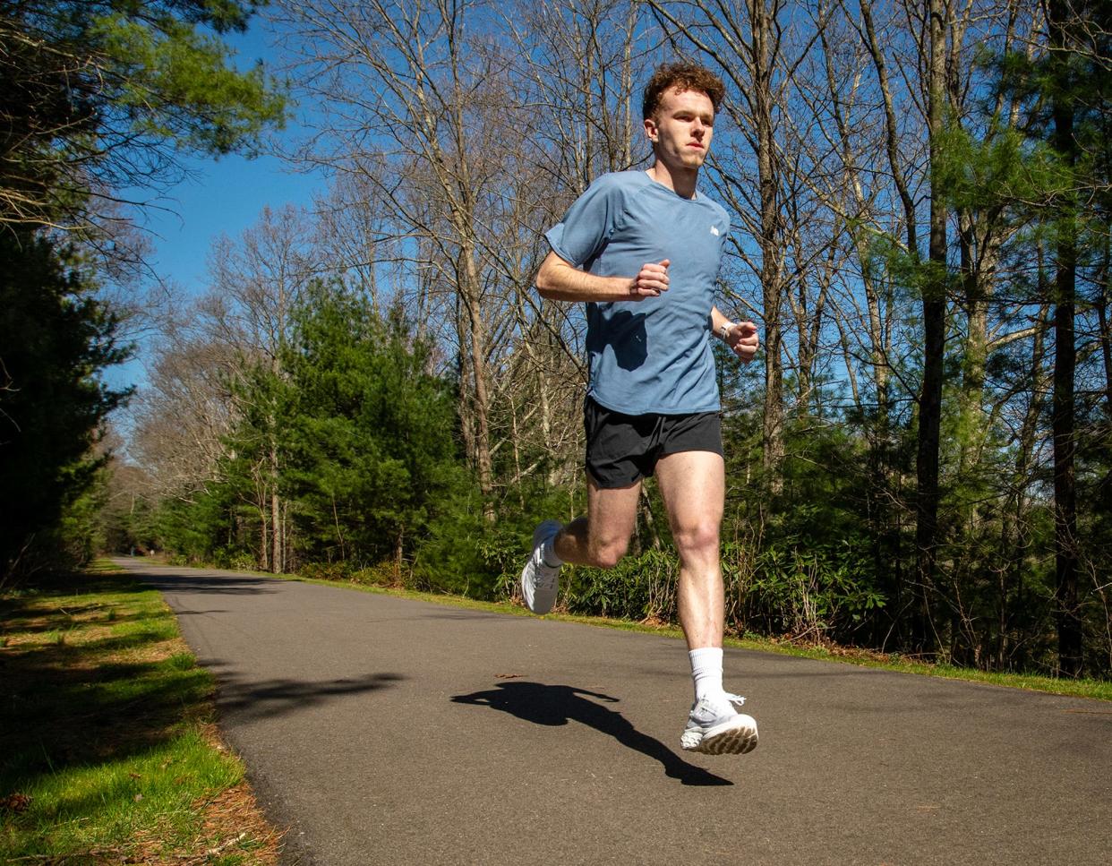 Northbridge runner Marcus Reilly is taking his competitive career and perks in stride.