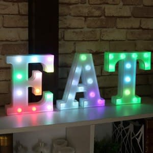 marquee letter lights