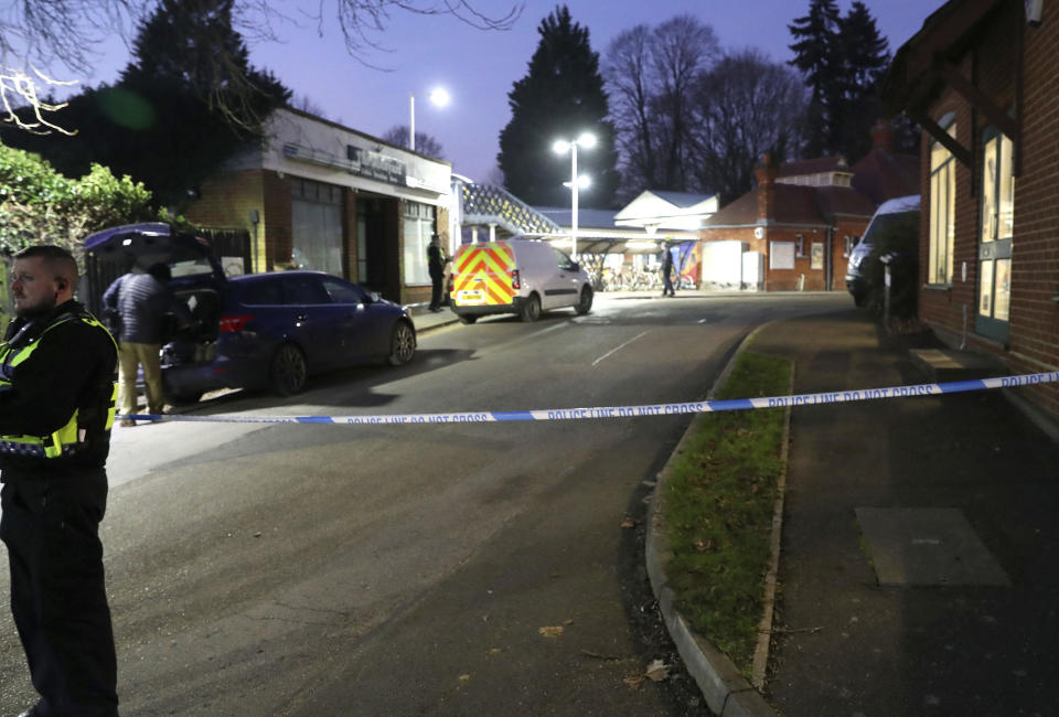 <em>Train – Mr Pomeroy was stabbed after becoming involved in an argument on the train between Guildford and London Waterloo (Picture: Steve Parsons/PA via AP)</em>