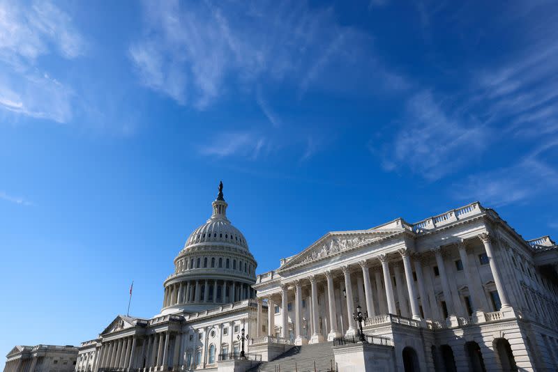The U.S. Capitol building as lawmakers in the U.S. Congress struggle to reach a deal to head off a looming partial government shutdown less than two weeks away on Capitol Hill in Washington
