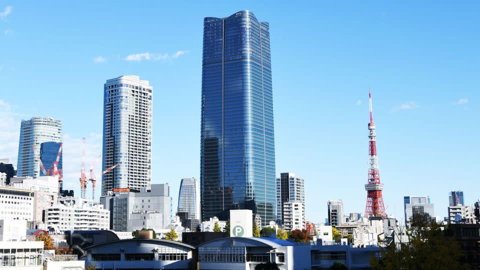 The largest tower at Tokyo's Azabudai Hills development is now Japan's tallest skyscraper. - Jun Sato/WireImage/Getty Images