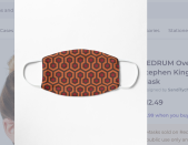 <p><strong>SandiTyche</strong></p><p>redbubble.com</p><p><strong>$10.00</strong></p><p>Fans of <em>The Shining</em> would recognize that pattern anywhere, making this the perfect accessory for embodying Danny, Wendy, or Jack.</p>