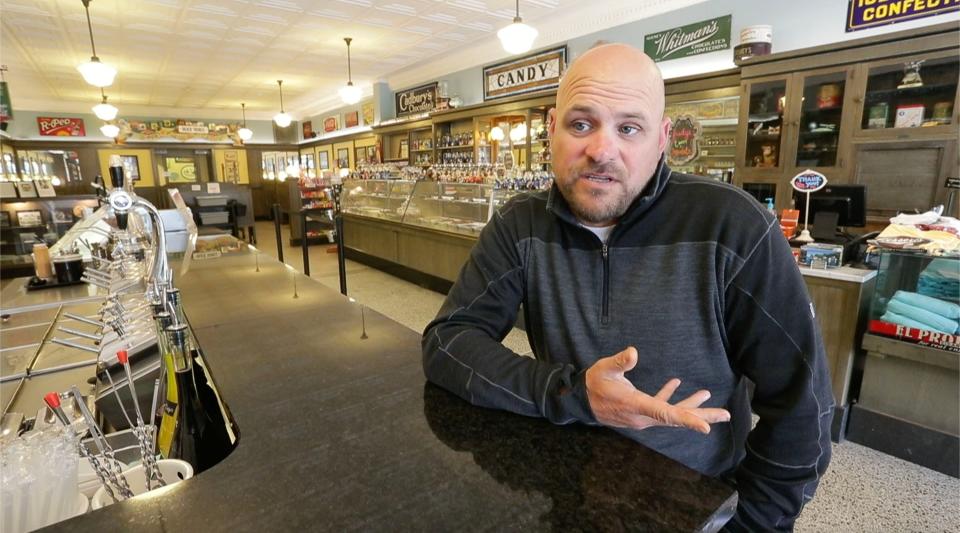 Gessert's owner Ryan Moeller talks about the history of the firm and his passion for keeping it all original on June 6, 2022, in Elkhart Lake, Wis.