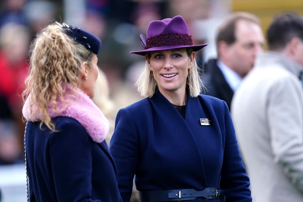 Zara Phillips at Cheltenham Racecourse (PA) (PA Wire)