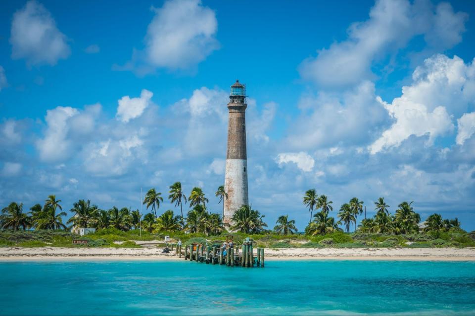 Ecotourism is a popular reason that travelers visit the Florida Keys.
pictured: the pier at the Florida Keys