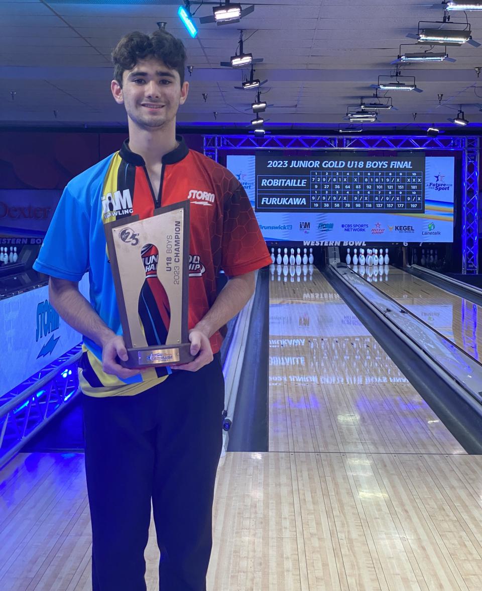 Big Walnut senior Aidan Furukawa won the U18 title at the 2023 Junior Gold Championships on Saturday in Indianapolis to earn a spot on Junior Team USA.