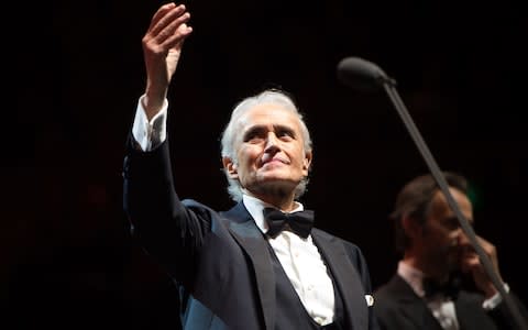 Spanish tenor Jose Carreras performing with the Royal Philharmonic Concert Orchestra at The Royal Albert Hall - Credit: Justin Ng/Retna Pictures