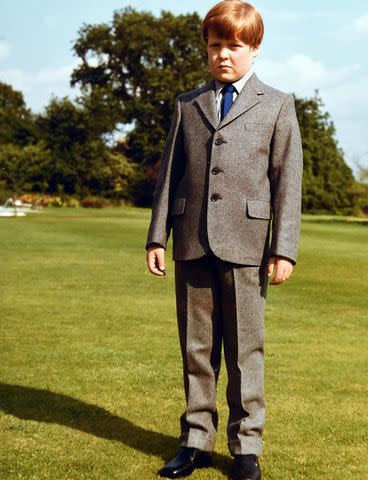 <p>Â©Earl Spencer</p> Charles Spencer in his Maidwell "Sunday best" suit in 1972