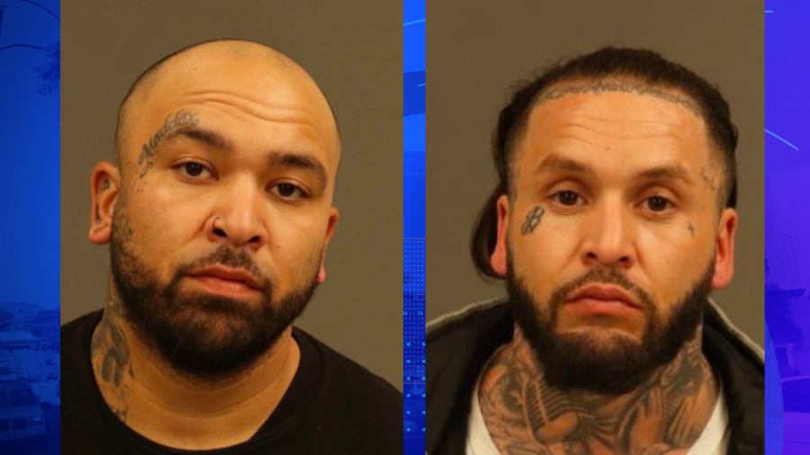 Andrew and David Morrison were arrested on suspicion of violently robbing a woman at a Costco in the City of Industry on Nov. 26, 2023. (Los Angeles County Sheriff's Department)