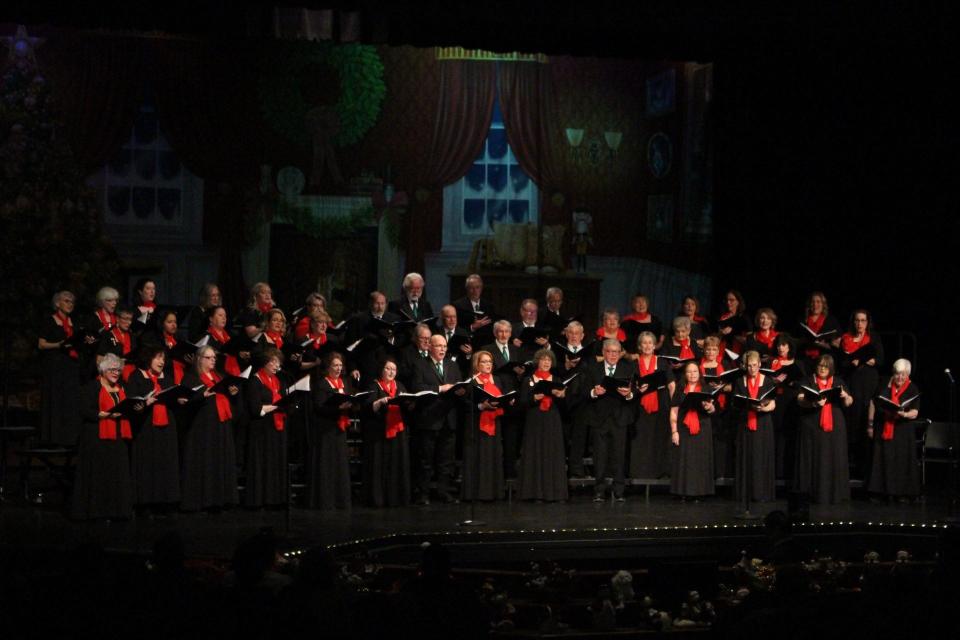 The Seaway Chorale and Orchestra is shown. The ensemble and guest Voices of the Young will present "That’s Christmas in Me,” the annual Christmas concert, Dec. 1-2.
