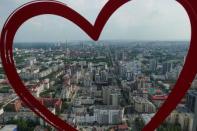 The city is seen from the tallest building in Yekaterinburg, Russia June 28, 2018. REUTERS/Damir Sagolj