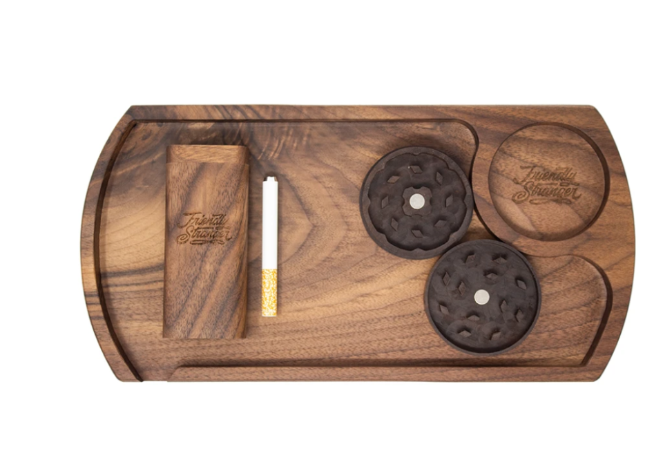 Friendly Stranger Wood Tray Set - Walnut