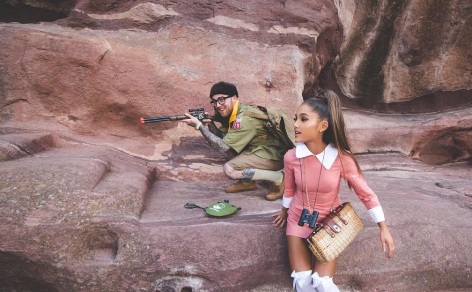 Ariana Grande and Mac Miller