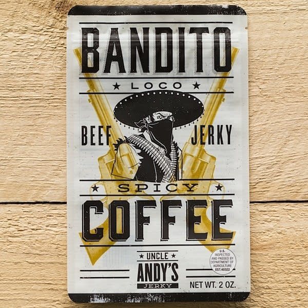 Uncle Andy's Bandito Loco Spicy Coffee Beef Jerky