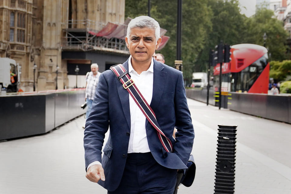 Sadiq Khan has faced opposition within his own party to ULEZ. (PA)