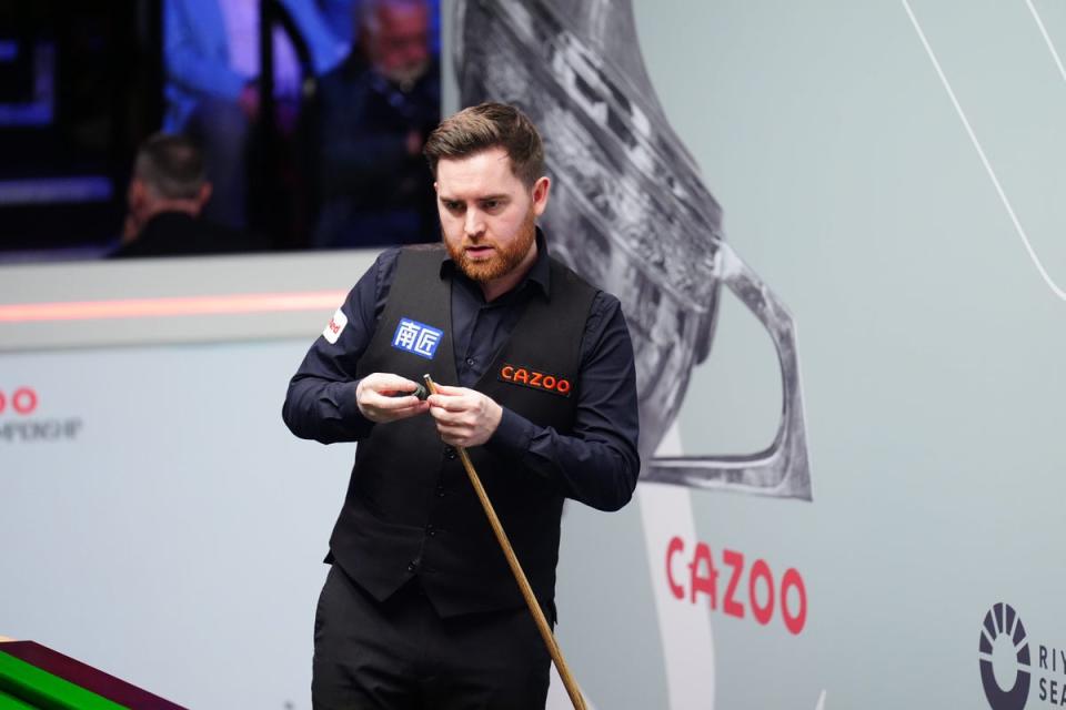 Jak Jones is one of the lowest-ranked players to reach the World Snooker Championship semi-finals (PA Wire)