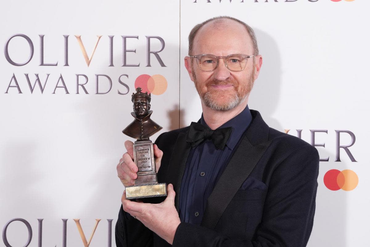 Mark Gatiss wins best actor at the Olivier Awards <i>(Image: PA)</i>