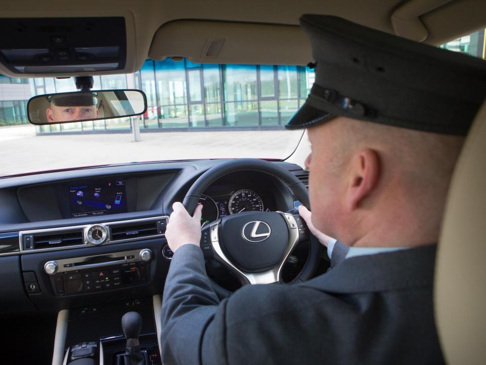 Little's Chauffeur Lexus fleet handover at Maxim Park near Glasgow, Scotland.